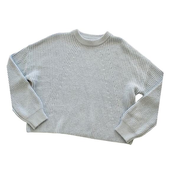 BP Nordstrom Light Blue Knit Cosy Crewneck Sweater Large - Picture 1 of 9